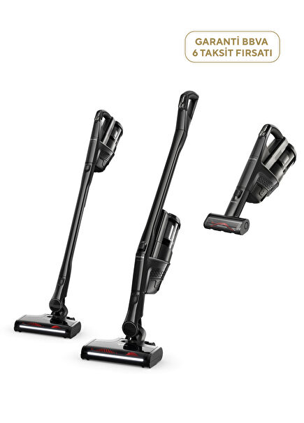 Triflex HX3 Cat Dog Siyah Şarjlı Dikey Süpürge