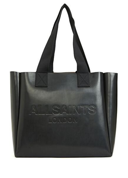 Izzy Siyah Kadın Deri Alışveriş Çantası