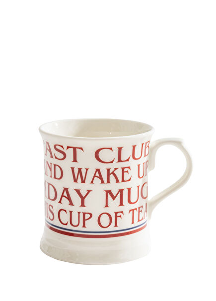 Breakfast Club Krem Porselen Kupa