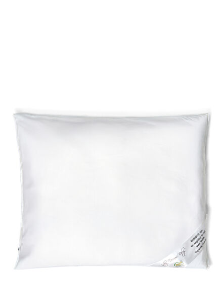 White Silk Bamboo Baby Pillow 35 x 45 cm