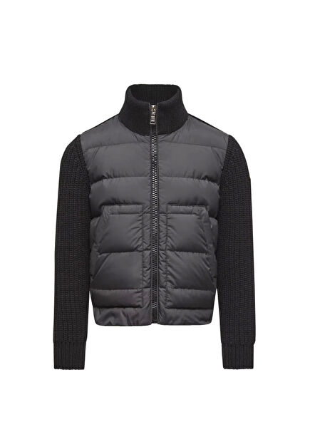 Siyah Garnili Erkek Çocuk Hırka