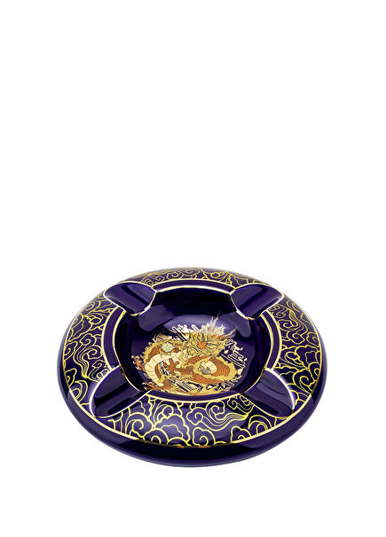 Lubinski Premium New Series Quadruple Round Cigar Ashtray Blue
