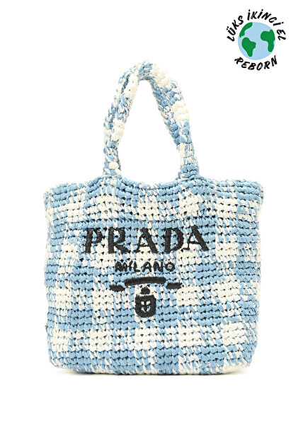 Prada crochet tote bag