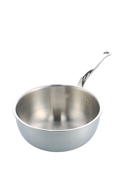 Premiere Pro 5-Ply Stainless Steel Chef Wok Pan 20 cm