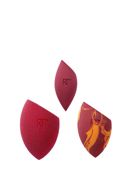 Superstars Plum 3-Piece Makeup Sponge