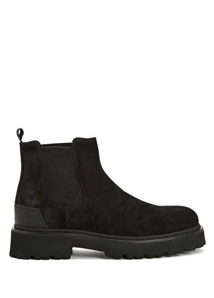 Black Men's Suede Boots