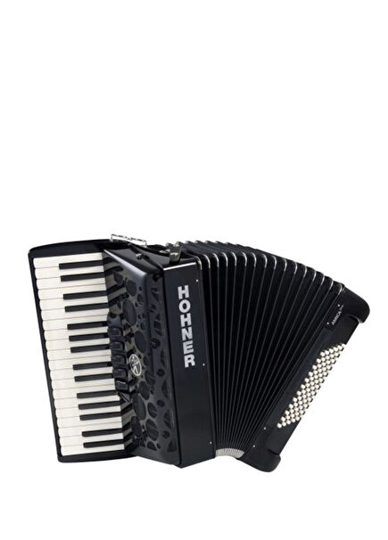 A38621 Amica Forte III 72 Siyah Optisound Akordiyon