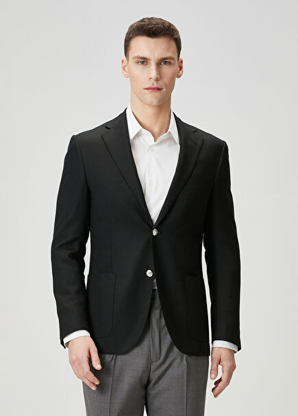 Black Wool Coat