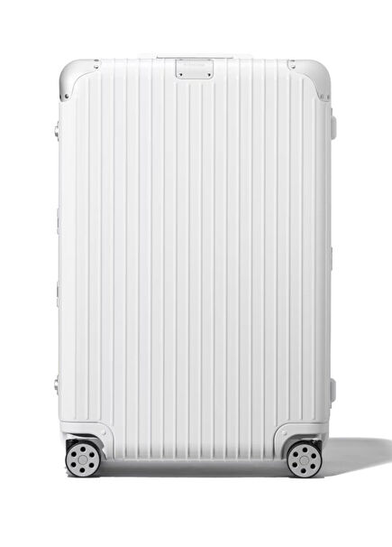 Hybrid Check In L White Suitcase