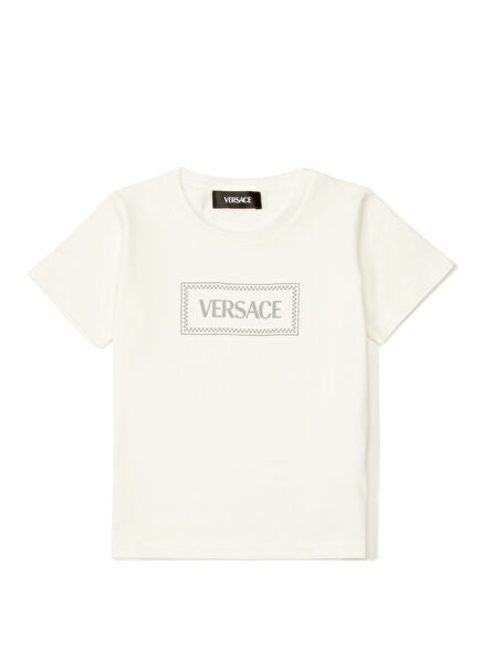 Beyaz Unisex Çocuk T-shirt