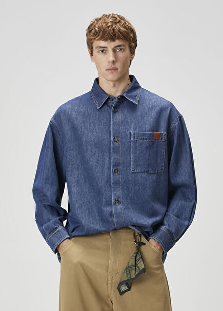 Keanu Indigo Denim Shirt