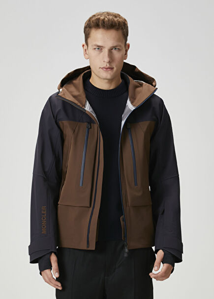 Kahverengi Kapüşonlu Mont