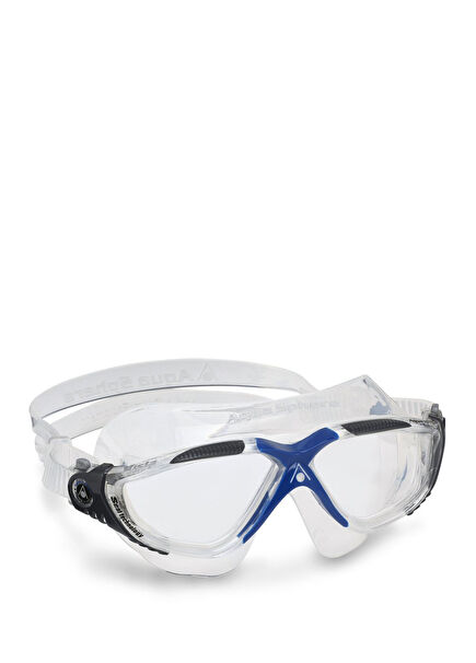 Vista Şeffaf Lens Lacivert Gri Yüzücü Gözlüğü