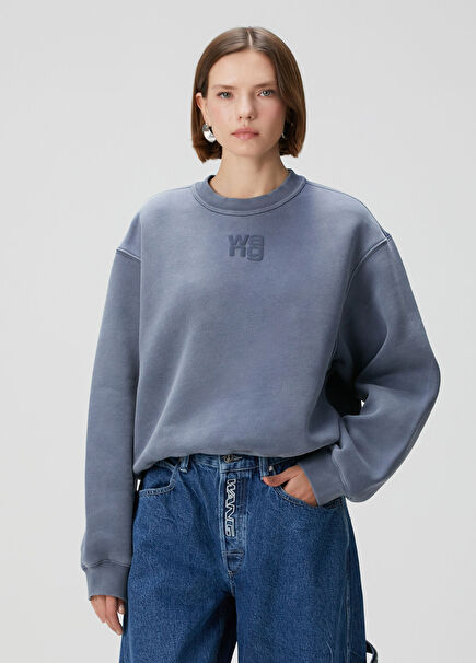 Essential Terry Mavi Sweatshirt