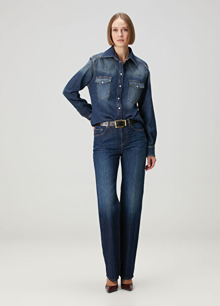 RE Edition 2000 Lacivert Jean Pantolon
