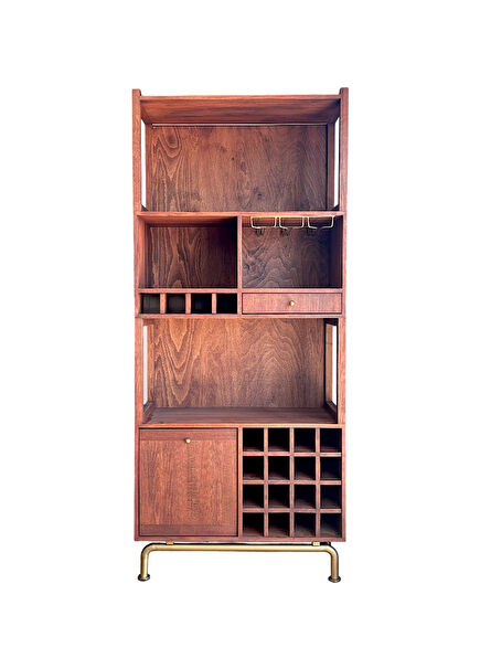 Saki Arabica Solid Bar Cabinet