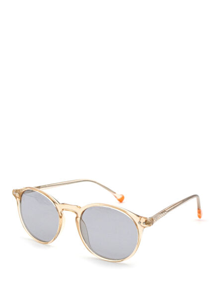 Sunset Orange Grey Men's Acetate Sunglasses