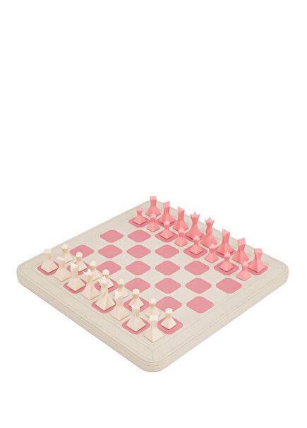 Messier Bej Pembe Satranç Seti