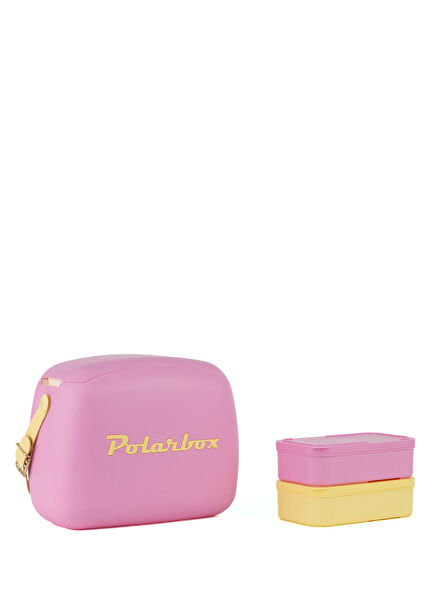 Bubblegum Pink Yellow Pop  Soğuk ve Sıcak Tutucu Yemek Termosu 6 Lt