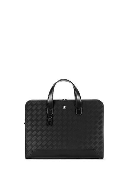 Extreme Black Men's Leather Briefcase
