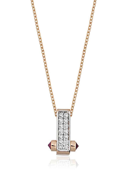 Minion Bar kadın Altın Kolye