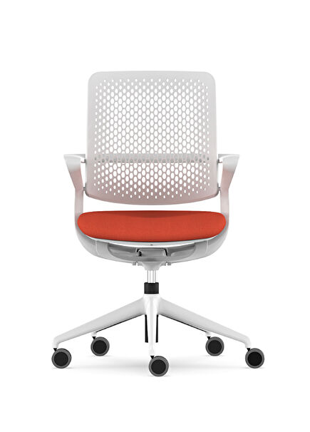 Spring Beyaz Çalışma Sandalyesi