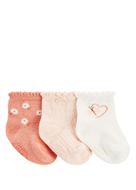 Girl Baby 3-Pack Sock Set