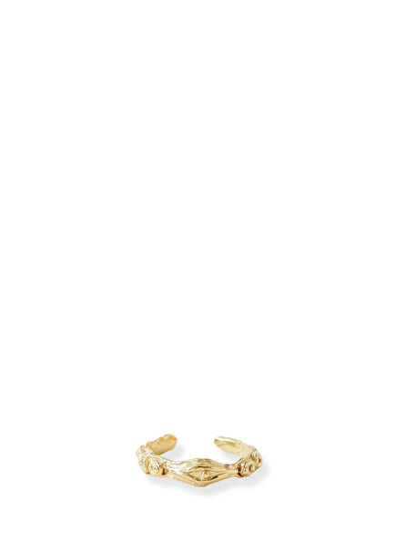 Shimmering Adele Gold Plated Ring