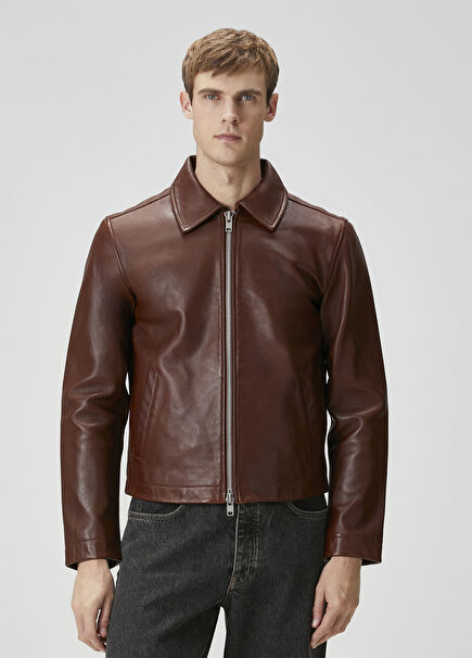 Light Brown Leather Jacket