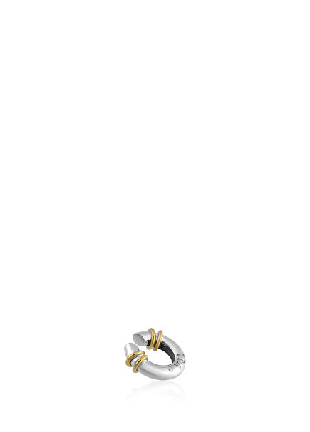Helium Rhodium Plated Women's Hoop Cartilage Earrings