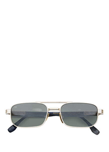 24Mila Baci Altın Lacivert Kombine Unisex Güneş Gözlüğü