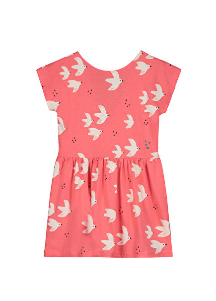 Palermo Orange Girls Organic Cotton Dress