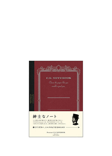 Premium CD A5 Red Checkered Notebook