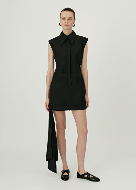 Lily Black Sleeveless Women's Mini Dress