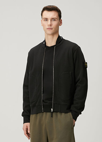 Comfort Fit Black Sweatshirt