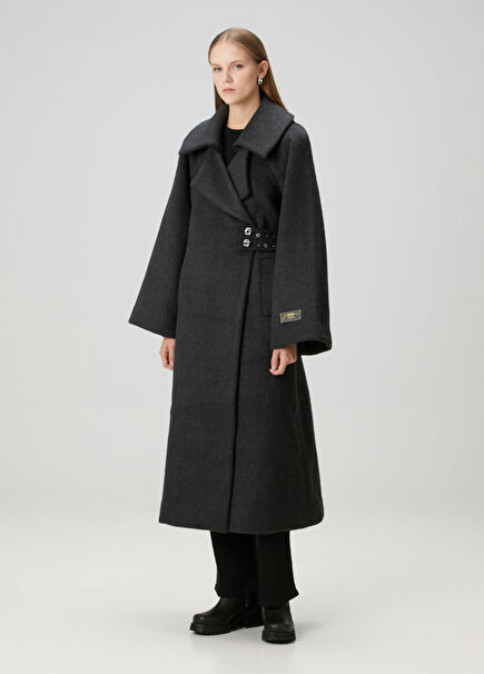 Anthracite Wool Coat