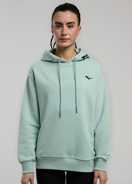 Ever Classics Wmn Comfort Women's Sports Sweatshirt with Aqua Green Hoodie
