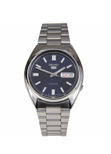 SNXS77K 5 Metallic Steel Men's Wristwatch