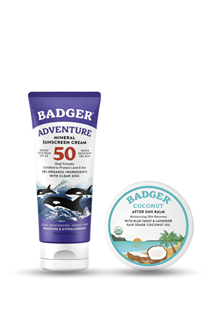 Macera Sporları Güneş Kremi SPF50 + Güneş Sonrası Nemlendirici Krem Seti