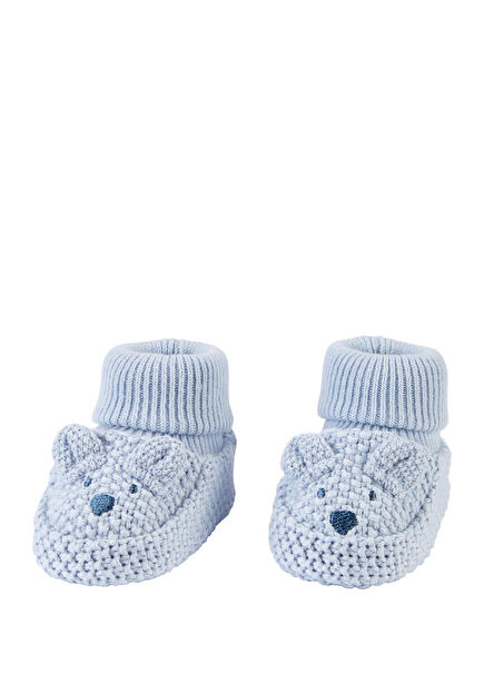 Blue Baby Boy Booties