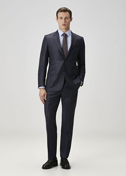 Lacivert Yün Takım Elbise