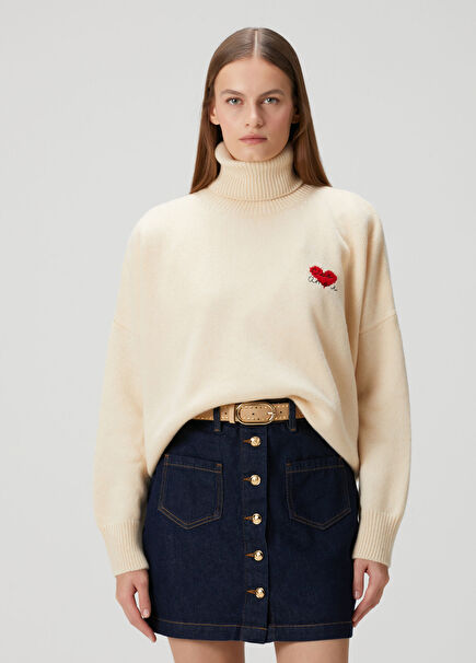 Cream Wool Sweater