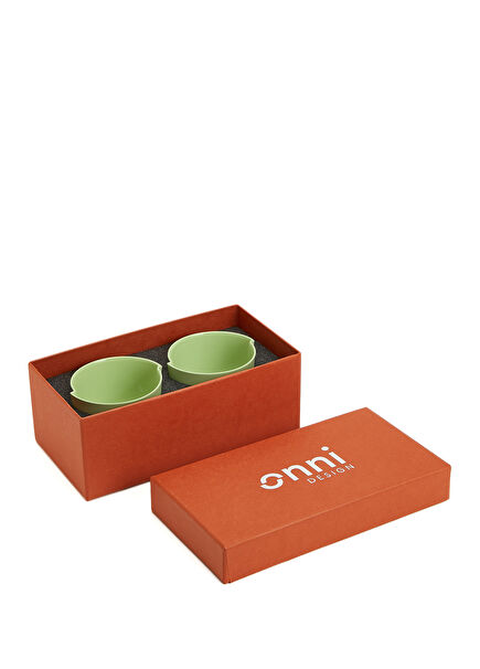 Origo Midi 2li Açık Yeşil Porselen Bardak Seti