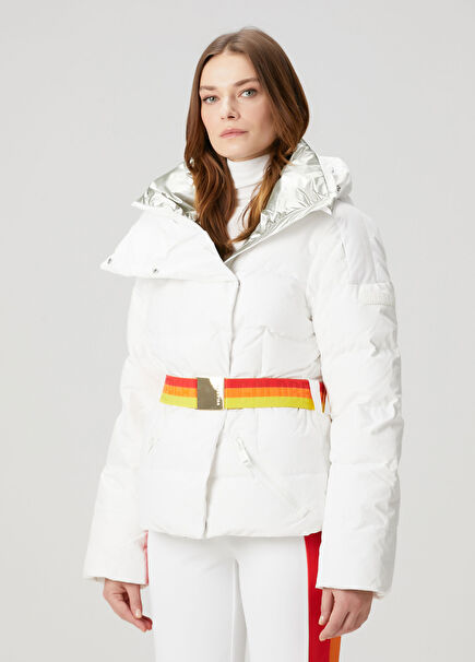 Bufera White Ski Jacket