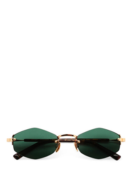 Lunar Altın Rengi Havana Asetat Kadın Güneş Gözlüğü