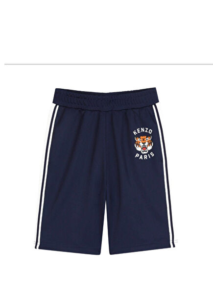 Mavi Unisex Çocuk Bermuda