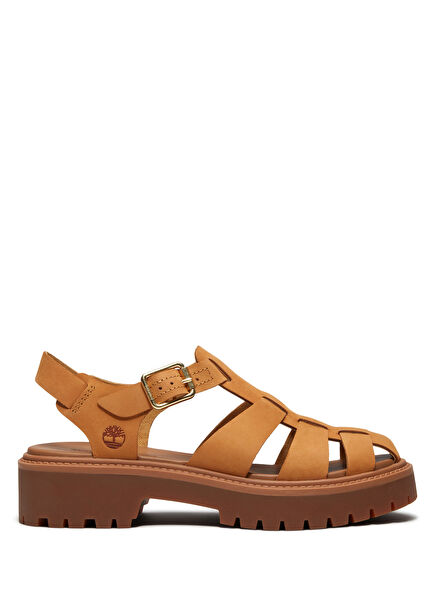 Stone Street Camel Women's Leather Sandals