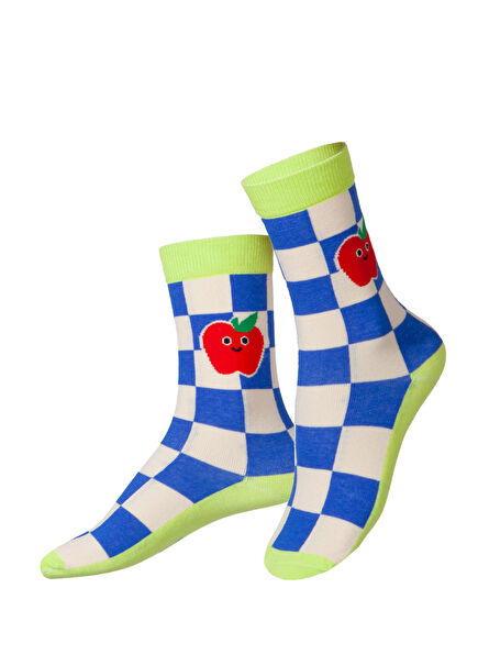 Juice Apple Colored Cotton Girls' Socks