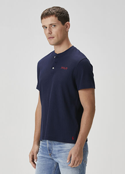 Navy Blue Pajama Top