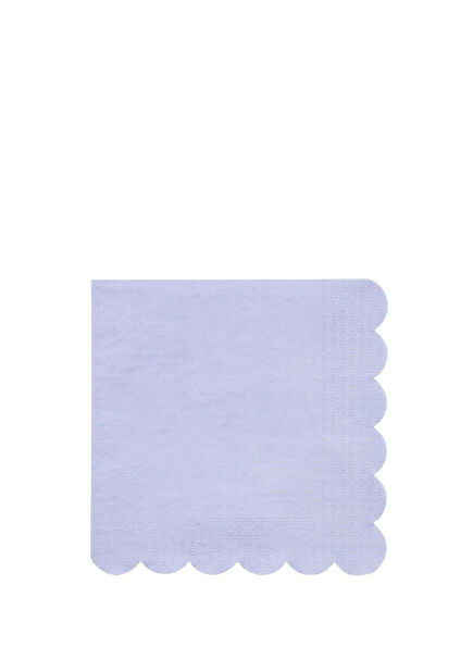 Light Lilac Large Size 20 Pieces Paper Party Napkin